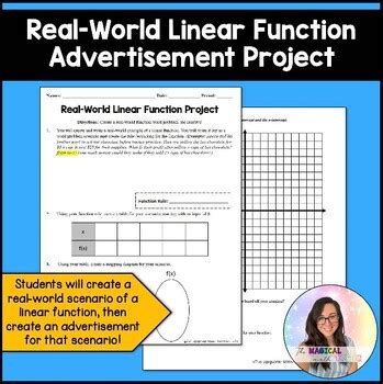 Image result for Linear Function Project Examples