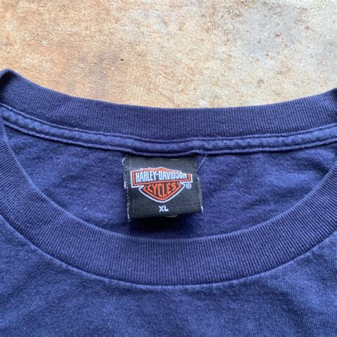 Vintage Flame fire Harley Davidson Tee Shirt size... - Depop