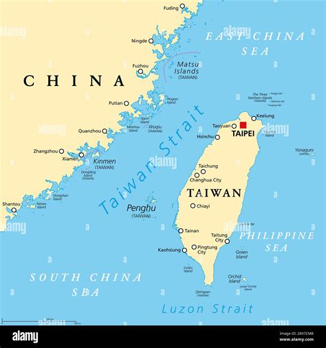 Taiwan Location In Asia Map