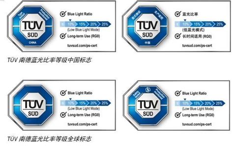 TUV南德推出蓝光比率等级认证标志_安规与电磁兼容网