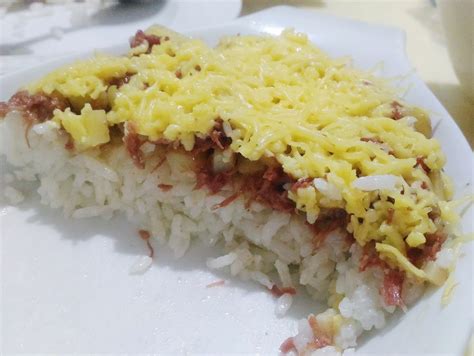 Lucky Citrine: Cooking 108: Cheesy Corned Beef Rice