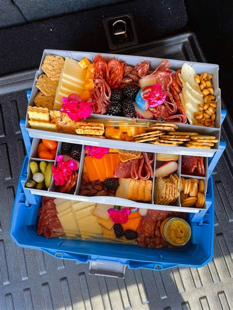 Snacks On The Go! 18 Tackle Box Charcuterie Ideas - ICA