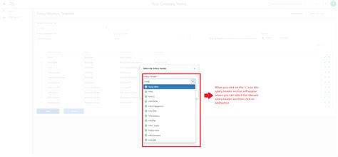 Master level Salary Header creation and Structure Configuration ...