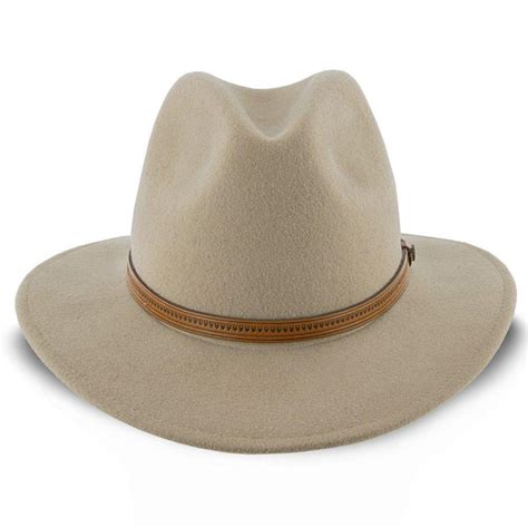 Mens Walrus Jurassic Crushable Wool Felt Safari Hat