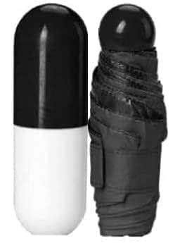 VITALWEAR Capsule 4-Fold Compact Umbrella – Stylish & Portable for Rain ...