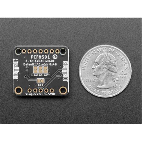 Adafruit PCF8591 Quad 8-bit ADC + 8-bit DAC - STEMMA QT / Qwiic at MG ...