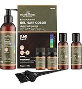SACRED HERBS Ammonia & PPD Free Natural Organic Gel Hair Color for Men ...