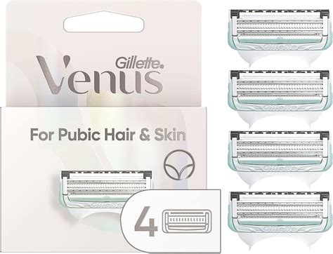 Amazon.com: Gillette Venus Intimate Grooming Womens Razor Blade Refills ...