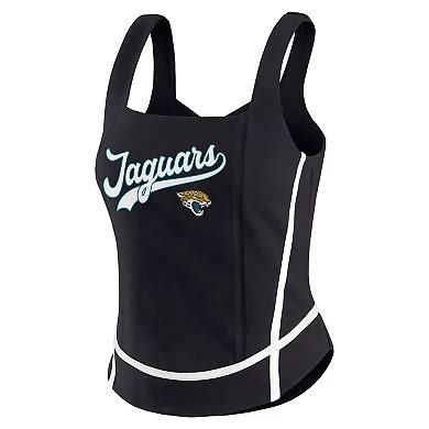 Women's WEAR by Erin Andrews Black Jacksonville Jaguars Square Neck ...