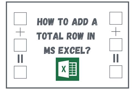 Add Total Row Excel Formula 的图像结果