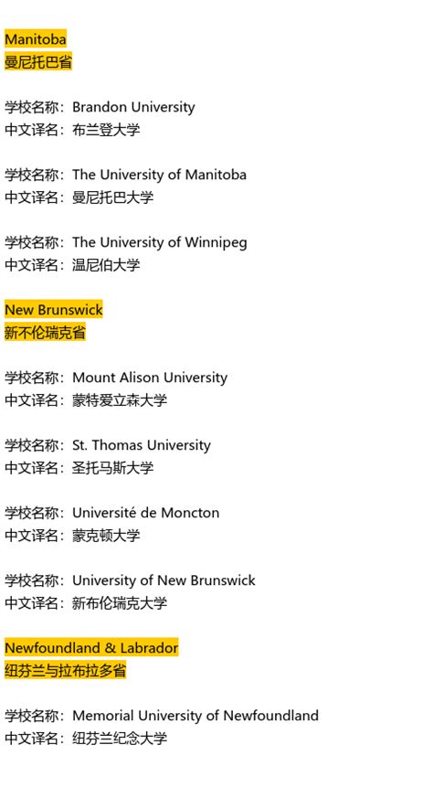 中国教育部承认的加拿大大学名单最新版! - 兆龙留学