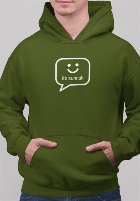 Smile its Sunnah Emoticon Hooded Sweatshirt | Hoodies | Islamic Shop