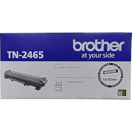 BROTHER TN-2465 Toner Cartridge (Black), Grey, Medium : Amazon.in ...