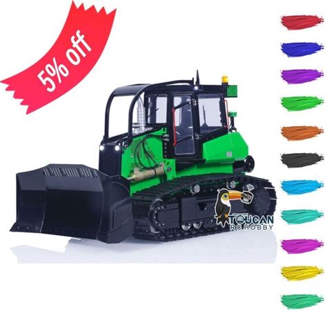 LESU 1/14 RC Hydraulic Dozer Metal Bulldozer Painted Assembled Model ...