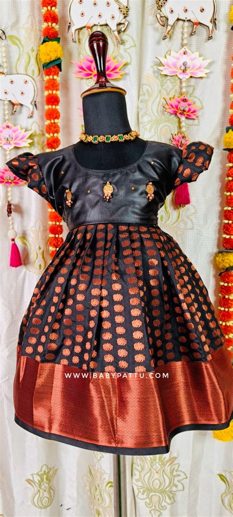 Makara Sankranti Special || Black Frock – babypattustudio