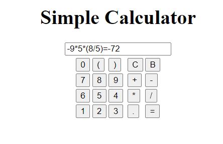 Image result for Calculator in HTML CSS and JavaScript without Using Eval