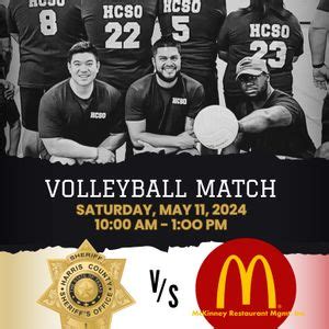 HCSO vs McDonald’s Volleyball Event, BakerRipley (BakerRipley Ripley ...