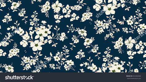 Seamless Floral Pattern Vector Stock Vector (Royalty Free) 652284460 | Shutterstock