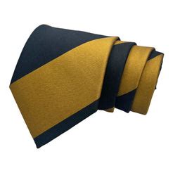 Dual Color Broad Stripe Tie And Pocket Square Combo | Tie Benon