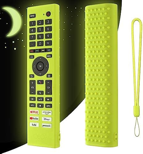 Buy Oboe Silicone Tv Remote Cover Compatible with Hisense Tv Remote ...