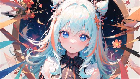 Download wallpaper 2560x1440 girl, neko, ears, hairpins, anime ...