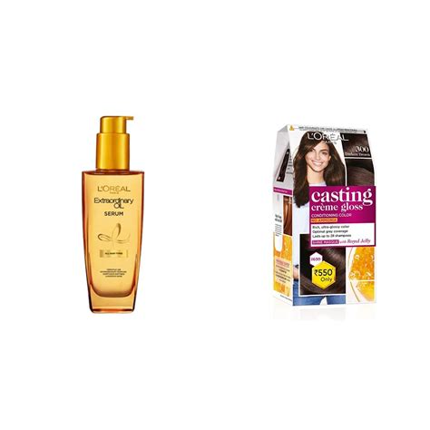 Buy L'Oreal Paris Extraordinary Oil Hair Serum, 100 ml & L'Oréal Paris ...