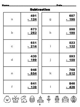 3rd Grade Math Worksheets 的图像结果