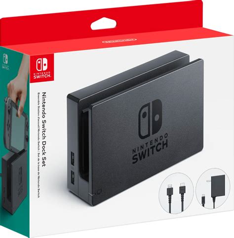 Best Buy: Nintendo Switch Dock Set Gray HACACASAA