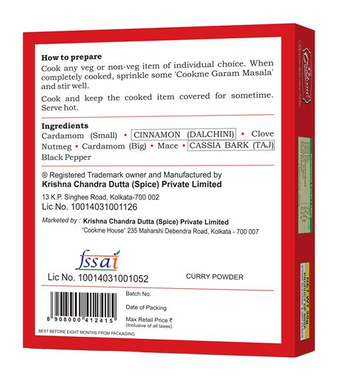 Buy Garam Masala Powder 50g (7 packs) Online in India At Best Price ...