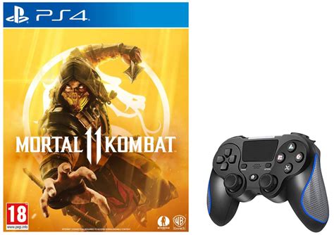 Buy WB Games Mortal Kombat 11 (PS4)+PS4 Controller Wireless Bluetooth ...