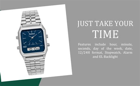 Buy Armitron The Ridgemont - Silver/Blue: Ana-Digi Watch 20/5453NVSV ...