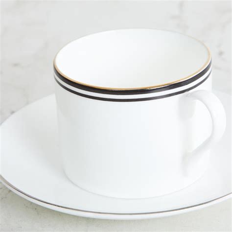 Buy Marshmallow Bone China Cup and Saucer - 250ml from Home Centre at ...