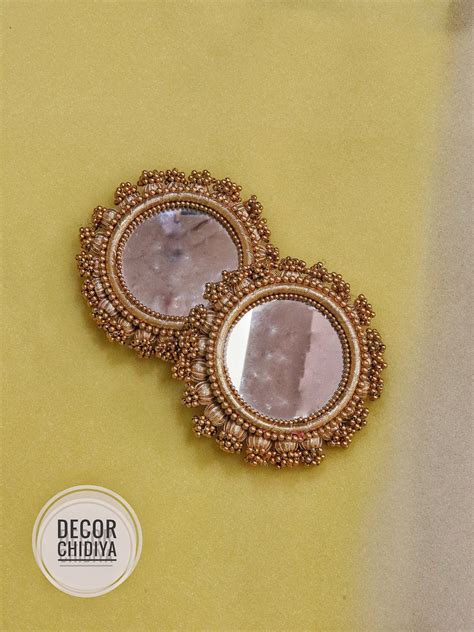 Do kamal - LIMITED EDITION - 4 inches round placemat pair – DECOR CHIDIYA