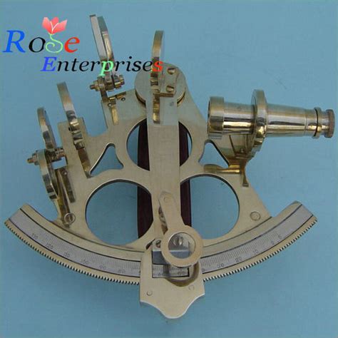 Nautical Brass Sextant - Functional Antique Reproduction at Best Price