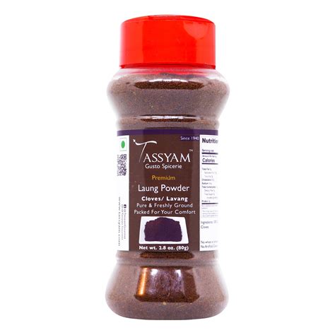 Premium Ground Cloves 80g – Tassyam Organics