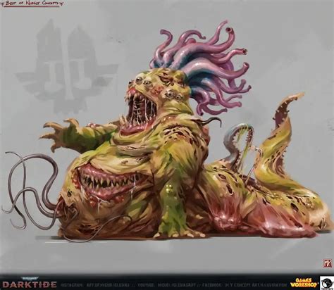 [战锤40k·噬人恶兽]纳垢兽（Beast of Nurgle） - 知乎