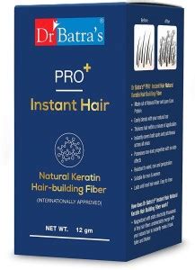 Dr Batra's Pro+Instant Hair Natural Keratin Building fibre ...
