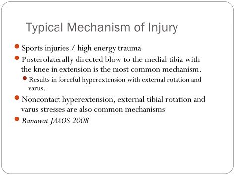 Posterolateral corner injuries of knee joint | PPT