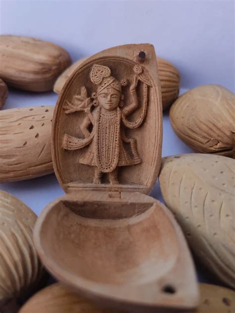 Buy Shrinath Ji Sandalwood Miniature Artwork by Om Prakash