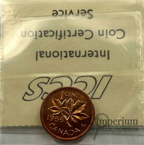 Canada - 1955 1-Cent SF Cameo - ICCS Certified MS-64