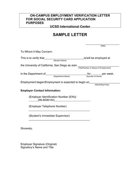 20+ Free Printable EIN Verification (147c) Letter Templates