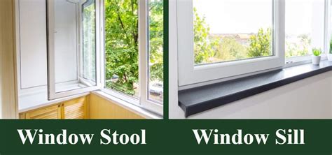 Image result for Window Stool vs Window Sill