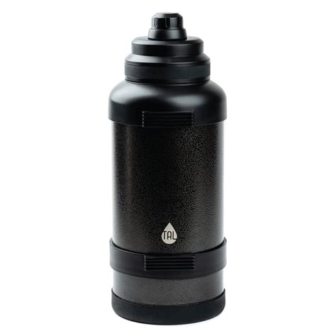 Buy TAL Zeus 101 oz Black Solid Print Stainless Steel Water Bottle with ...