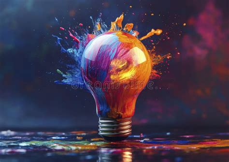 Image result for Exploding Light Bulb Art