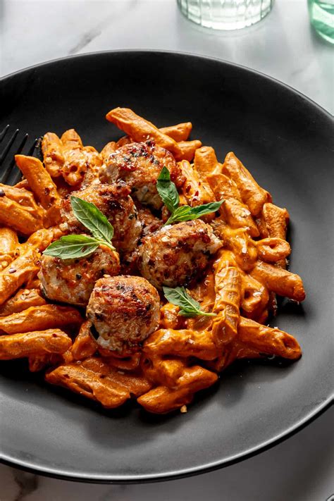 Penne And Meatballs Homemade Spaghetti And Meatballs