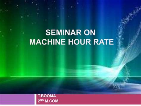 Image result for Machine Hour Rate