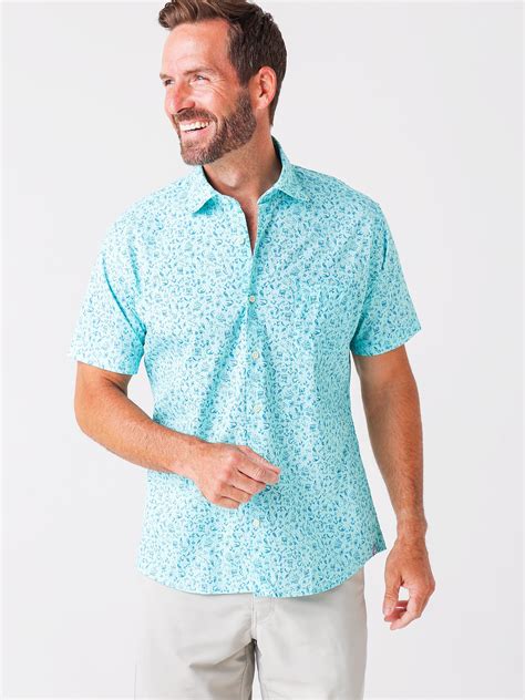 Peter Millar Seaside Men's Sailor's Delight Cotton-Blend Sport Shirt ...