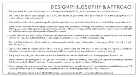 R.C.C COLUMN DESIGN AND DETAILING | CEPT - Portfolio