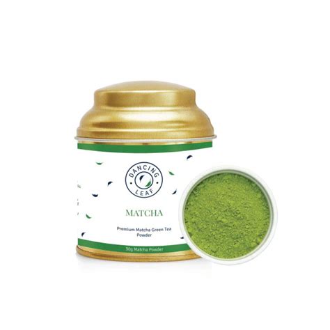 Dancing Leaf Matcha | Premium Matcha Powder | Matcha Tea Powder Tin (30 ...