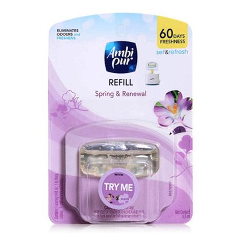 Ambi Pur Set & Refresh Spring & Renewal Refill Price, Uses, Side ...